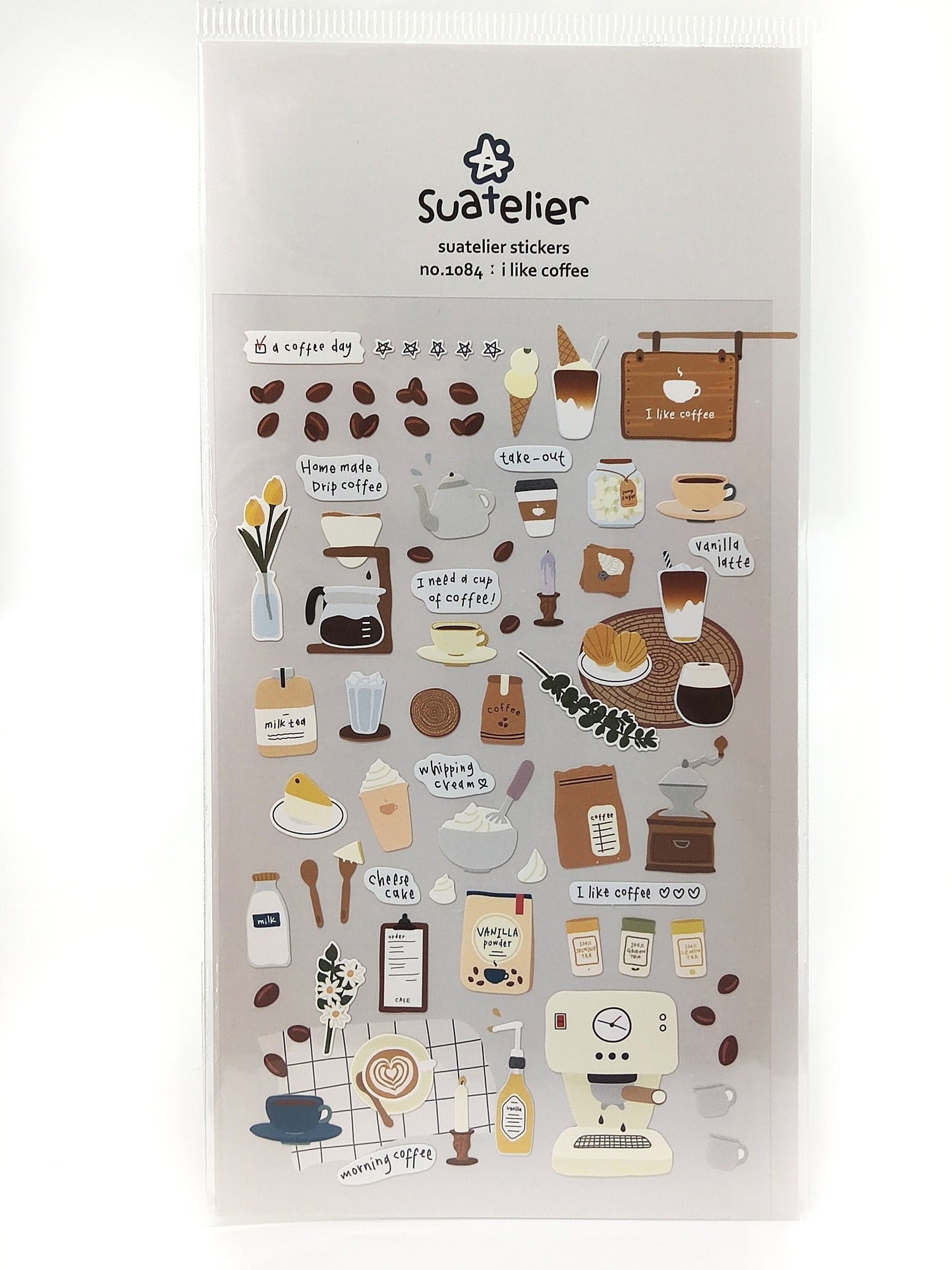 Suatelier Stickers| #1084, #1108, #1116, #1123, #1134 Korean