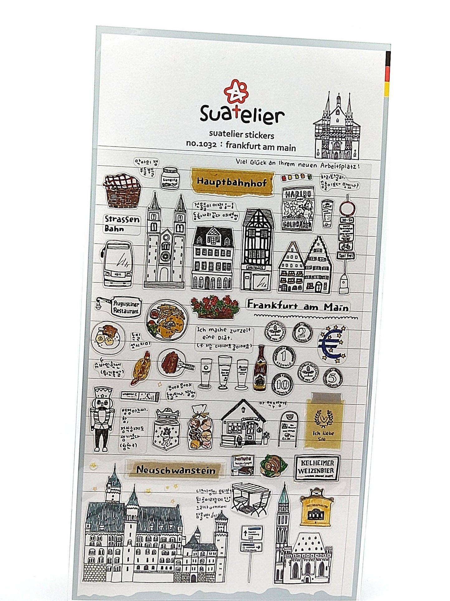 Suatelier Stickers| Travel themed Stickers for gifting, scrapbooking|Korean