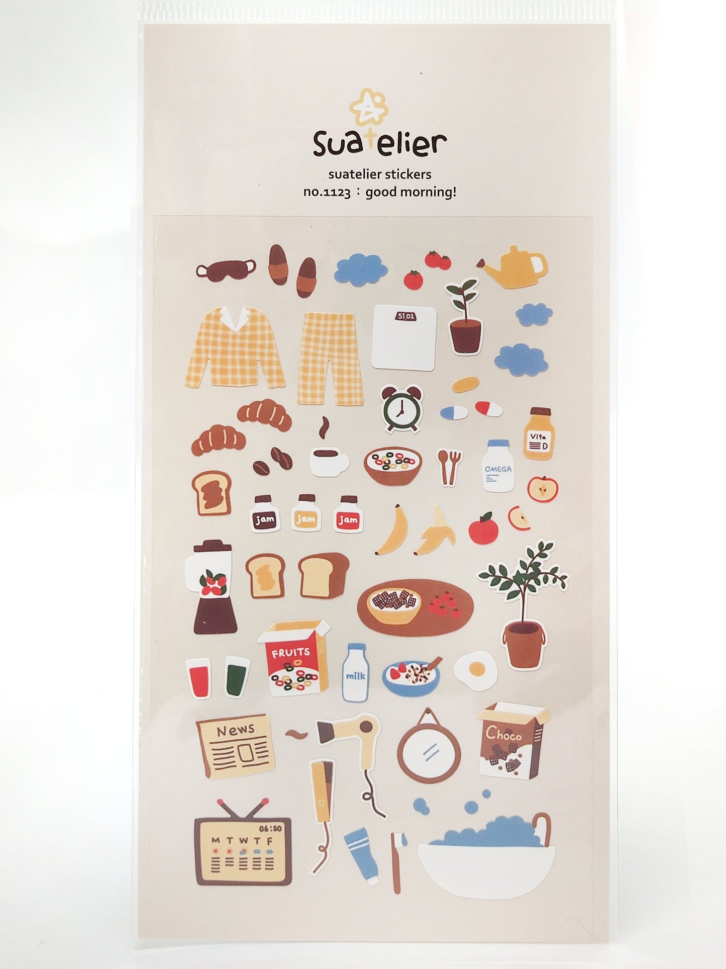 Suatelier Stickers| #1084, #1108, #1116, #1123, #1134 Korean