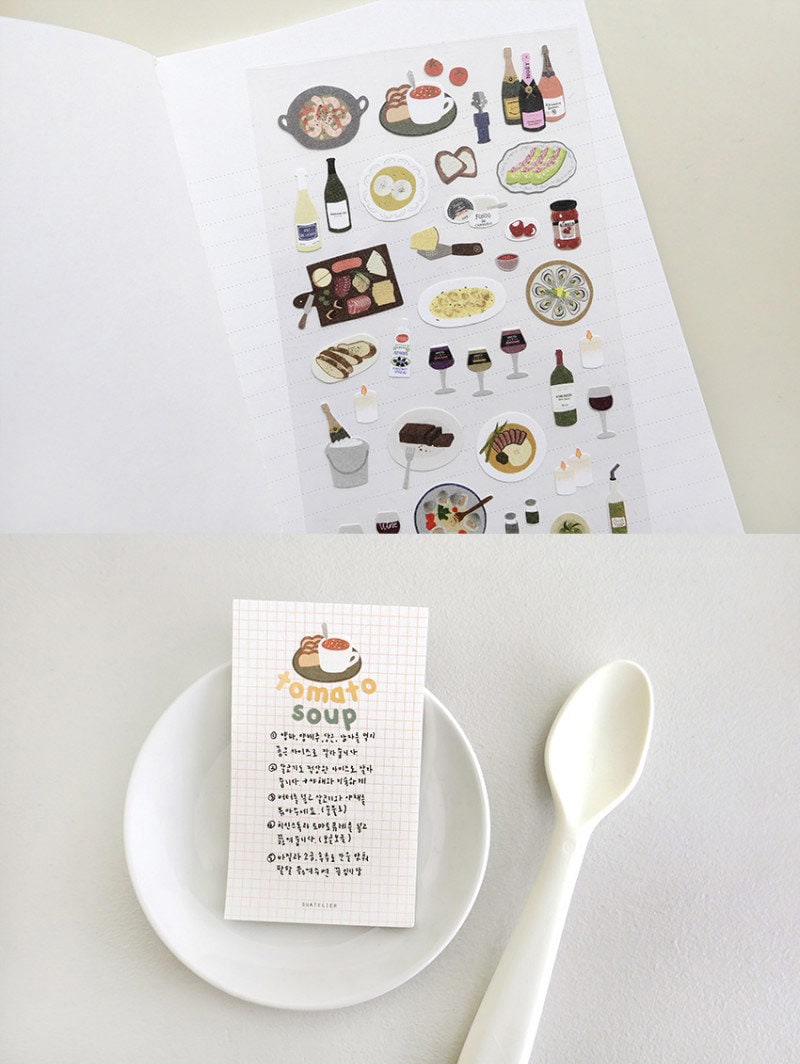 Suatelier Stickers| #1084, #1108, #1116, #1123, #1134 Korean